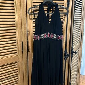 Stretchy halter dress